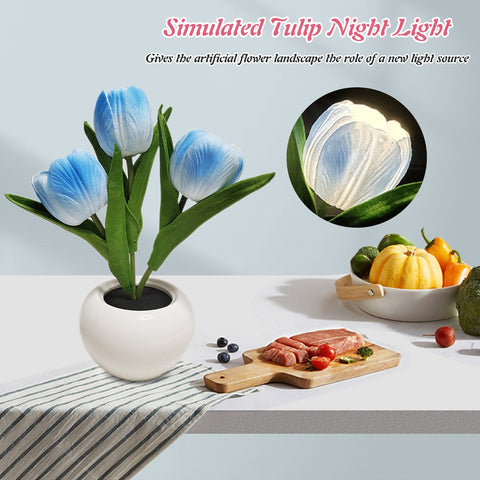 Simulation Flower Table Lamp