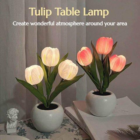 Simulation Flower Table Lamp