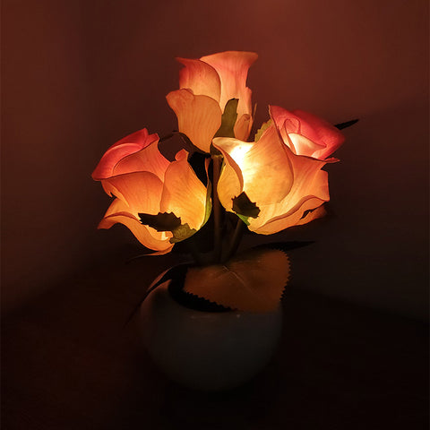 Simulation Flower Table Lamp