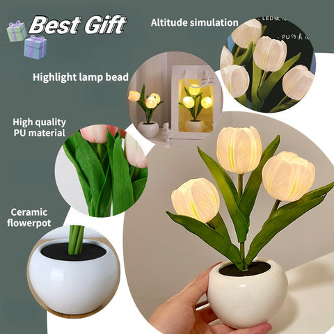 Simulation Flower Table Lamp