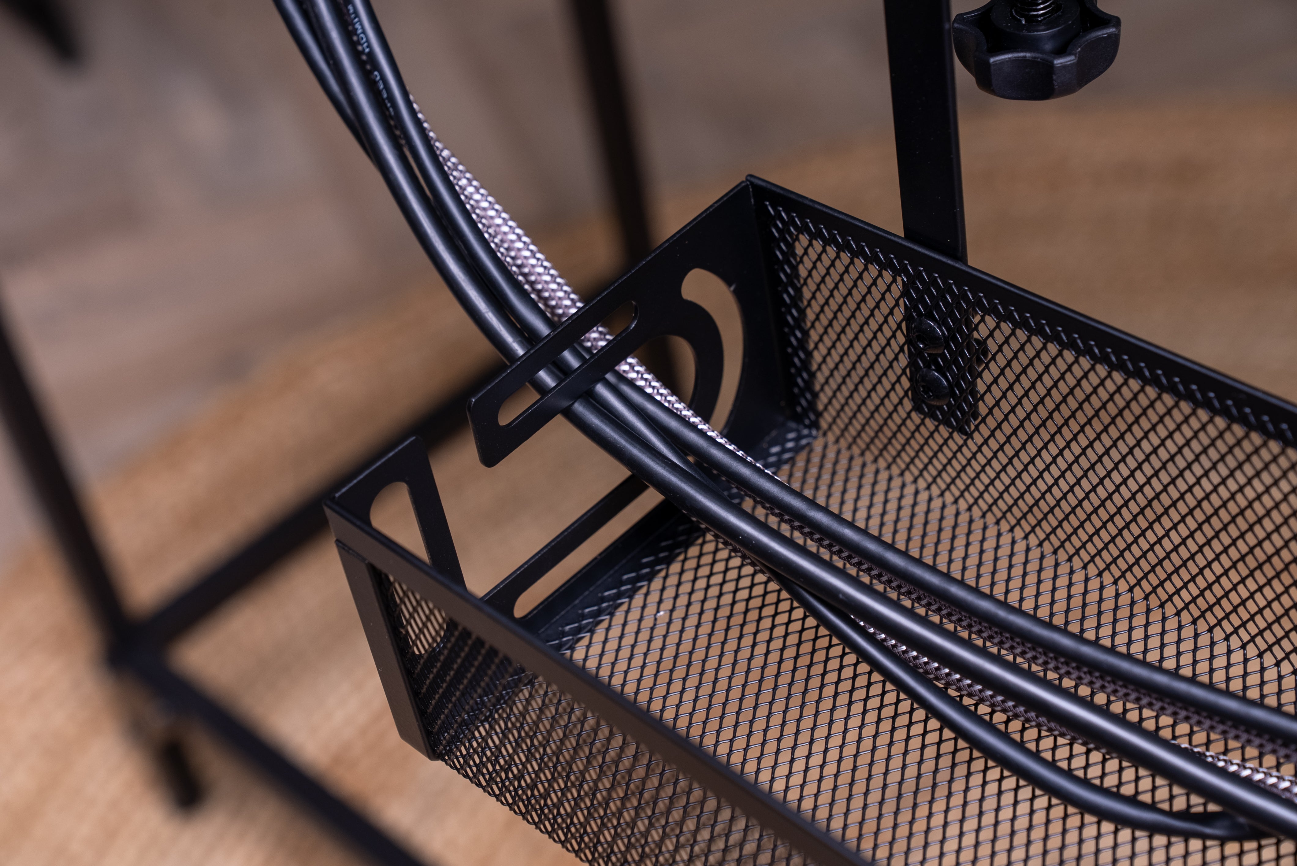 Under-Desk Cable Management Tray